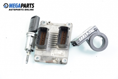 ECU incl. ignition key and immobilizer for Opel Corsa C 1.0, 58 hp, 3 doors, 2002 № Bosch 0 261 206 072