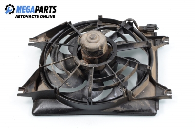 Radiator fan for Hyundai Accent 1.3, 75 hp, hatchback, 3 doors, 1996