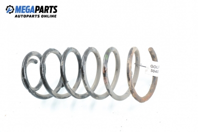 Coil spring for Volkswagen Golf III 1.6, 101 hp, 1995, position: front