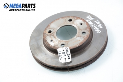 Brake disc for Mitsubishi Carisma 1.8 16V GDI, 125 hp, hatchback, 1998, position: front