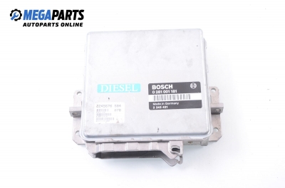 ECU for BMW 5 (E34) 2.5 TDS, 143 hp, sedan automatic, 1992 № Bosch 0 281 001 181