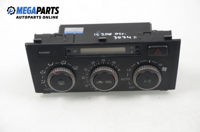 Air conditioning panel for Lexus IS (XE10) 2.0, 155 hp, sedan automatic, 2001