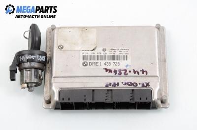 ECU incl. ignition key for BMW X5 (E53) 4.4, 286 hp automatic, 2000 № Bosch 0 261 204 620