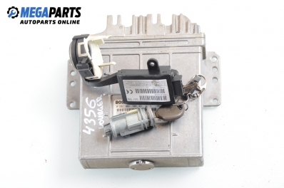 ECU mit zündschlüssel und wegfahrsperre für Chrysler Voyager 2.5 TD, 116 hp, 1998 № Bosch 0 281 001 708