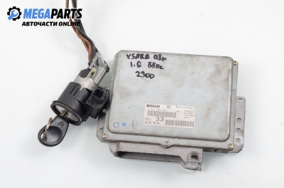 ECU incl. ignition key for Citroen Xsara 1.6, 88 hp, station wagon, 1998 № 0 261 204 628
