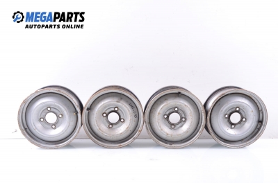 Steel wheels for Citroen C15 (1984-2005) 13 inches, width 4.5 (The price is for the set)