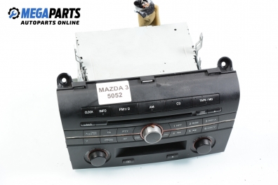 CD spieler für Mazda 3 1.6 DI Turbo, 109 hp, 2008 № BP4M 66 950A