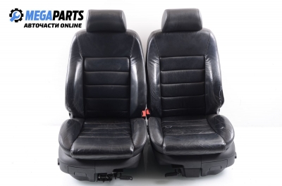 Leather seats with electric adjustment for Audi A6 (C5) 2.8 Quattro, 193 hp, station wagon, 1998