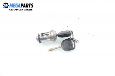 Ignition key for Ford Fiesta 1.4, 71 hp, 5 doors, 1991