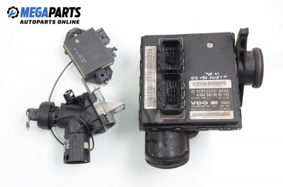ECU incl. ignition key and immobilizer for Mercedes-Benz A-Class W168 1.4, 82 hp, 5 doors, 1998 № A 026 545 05 32