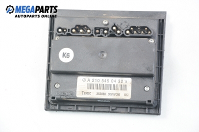 Modul klimaanlage for Mercedes-Benz E-Klasse 210 (W/S) 2.3, 150 hp, sedan, 1995 № A 210 545 04 32 TE
