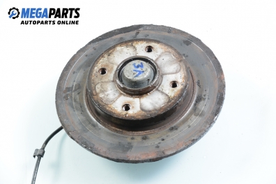 Knuckle hub for Citroen C4 1.6 16V, 109 hp, hatchback, 5 doors automatic, 2007, position: rear - left