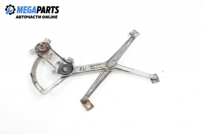 Macara geam cu acționare manuală pentru Mercedes-Benz 190 (W201) 2.0 D, 72 cp, 1986, poziție: stânga - fața