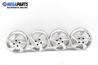 Alloy wheels for Peugeot 206 (1998-2006) 15 inches, width 6 (The price is for the set)