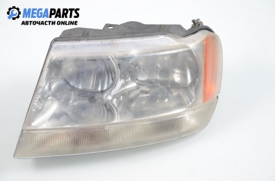 Headlight for Jeep Grand Cherokee (WJ) 3.1 TD, 140 hp automatic, 2000, position: left