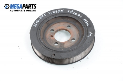 Damper pulley for Hyundai Tucson 2.0 CRDi  4x4, 113 hp, 2004