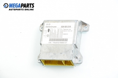 Modul airbag for Mercedes-Benz C-Class 204 (W/S/C/CL) 2.2 CDI, 170 hp, combi automatic, 2008 № A 204 820 22 85