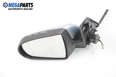 Mirror for Mitsubishi Colt 1.1, 75 hp, hatchback, 5 doors, 2004, position: left