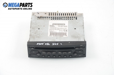 CD spieler für Peugeot 307 2.0 HDI, 107 hp, hecktür, 5 türen, 2003 № 96 488 011 XT