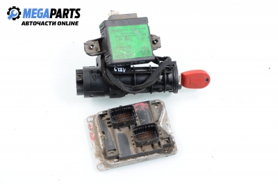 ECU mit zündschlüssel und wegfahrsperre für Alfa Romeo 156 1.6 16V, 120 hp, sedan, 1999