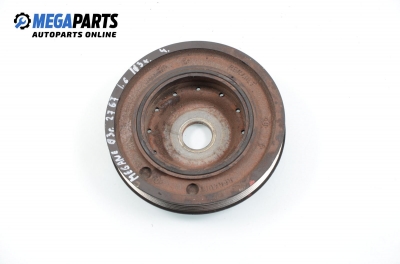 Damper pulley for Renault Megane 1.6 16V, 113 hp, hatchback, 3 doors, 2003