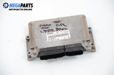 ECU for Fiat Punto 1.9 JTD, 80 hp, 2002 № Bosch 0 281 001 955