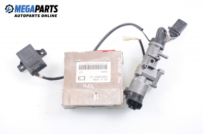 ECU incl. ignition key and immobilizer for Daewoo Nubira 1.6 16V, 106 hp, sedan, 1999 № 16246909