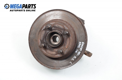 Knuckle hub for Ford Escort 1.6 16V, 90 hp, station wagon, 1995, position: front - left