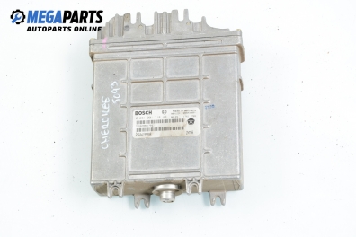 ECU für Jeep Cherokee (XJ) 2.5 TD, 116 hp, 5 türen, 1998 № Bosch 0 281 001 718