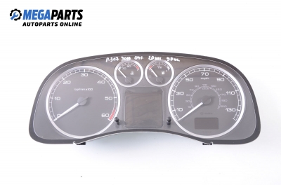 Kilometerzähler f. rechtslenker für Peugeot 307 2.0 HDI, 90 hp, combi, 2004