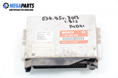 ECU for BMW 3 (E36) 1.8 is, 140 hp, sedan automatic, 1995 № BOSCH 0 261 203 590