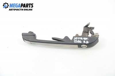 Outer handle for Volkswagen Jetta 1.6, 70 hp, 5 doors, 1990, position: front - right