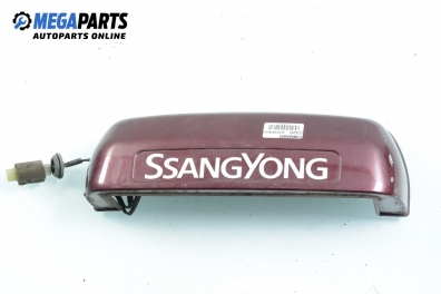 External boot lid handle for Ssang Yong Korando 2.9 D, 98 hp, 3 doors automatic, 1999