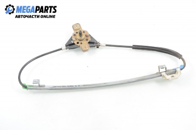 Macara geam cu acționare manuală pentru Volkswagen Jetta 1.6, 70 cp, 5 uși, 1990, poziție: stânga - spate