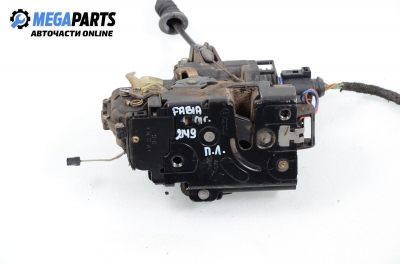 Lock for Skoda Fabia 1.4, 60 hp, hatchback, 2001, position: front - left
