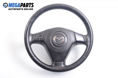 Multi functional steering wheel for Mazda 3 2.0, 150 hp, sedan, 2009