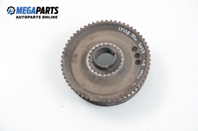 Belt pulley for Fiat Stilo 1.6 16V, 103 hp, hatchback, 5 doors, 2002