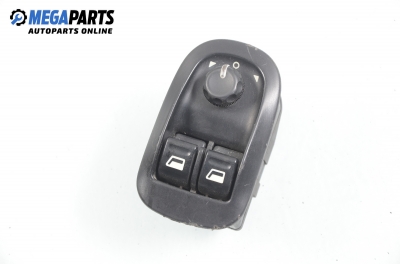 Window and mirror adjustment switch for Peugeot 306 1.9 D, 68 hp, sedan, 1998