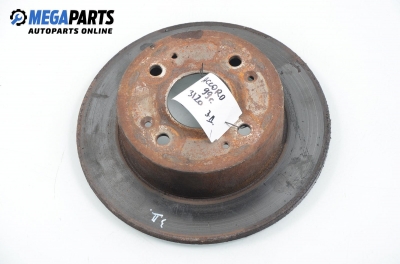 Brake disc for Honda Accord VI 2.0 Turbo Di, 105 hp, sedan, 1999, position: rear