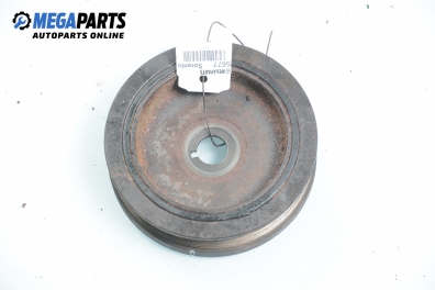 Damper pulley for Kia Sorento 2.5 CRDi, 140 hp automatic, 2003