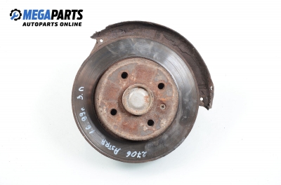 Knuckle hub for Opel Astra G 1.6 16V, 101 hp, hatchback, 3 doors automatic, 1999, position: rear - left