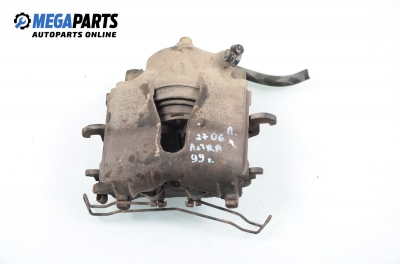 Caliper for Opel Astra G 1.6 16V, 101 hp, hatchback, 3 doors automatic, 1999, position: front - left