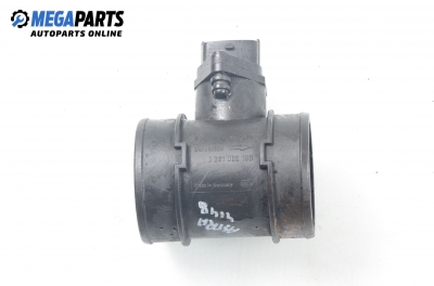 Air mass flow meter for Opel Astra G 1.7 TD, 68 hp, hatchback, 3 doors, 1999 № Bosch 0 281 002 180