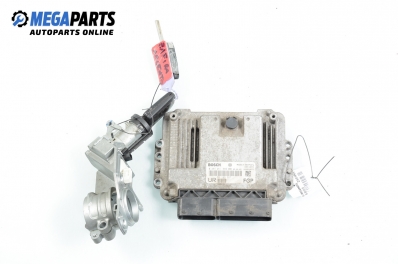 ECU mit zündschlüssel für Opel Zafira B 1.9 CDTI, 150 hp, 2005 № Bosch 0 281 011 669 