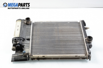 Water radiator for BMW 3 (E36) 1.8, 113 hp, sedan automatic, 1992