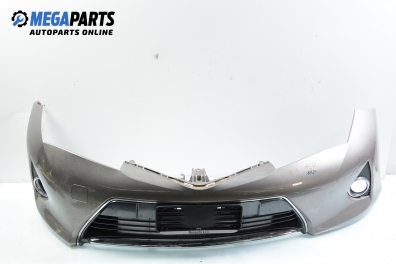 Front bumper for Toyota Auris 1.8 Hybrid, 99 hp, hatchback automatic, 2014, position: front