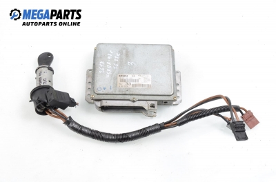 ECU incl. ignition key and immobilizer for Citroen Xsara 1.6, 88 hp, hatchback, 5 doors, 1998 № Bosch 0 261 204 628