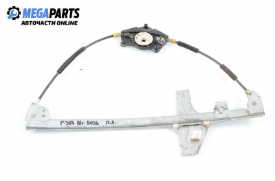 Motor des elektrischen fensterhebers für Peugeot 307 1.6, 109 hp, hecktür, 5 türen, 2001, position: links, vorderseite