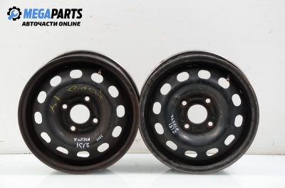 Steel wheels for FORD FIESTA (2001-2008) 14 inches (The price is for set)