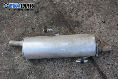 Hinterer schalldämpfer for Peugeot 206 1.4, 75 hp, hecktür, 2000